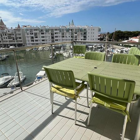 Precioso Piso Con Vista Al Canal Y Piscina En Roses Av-69 Exterior photo